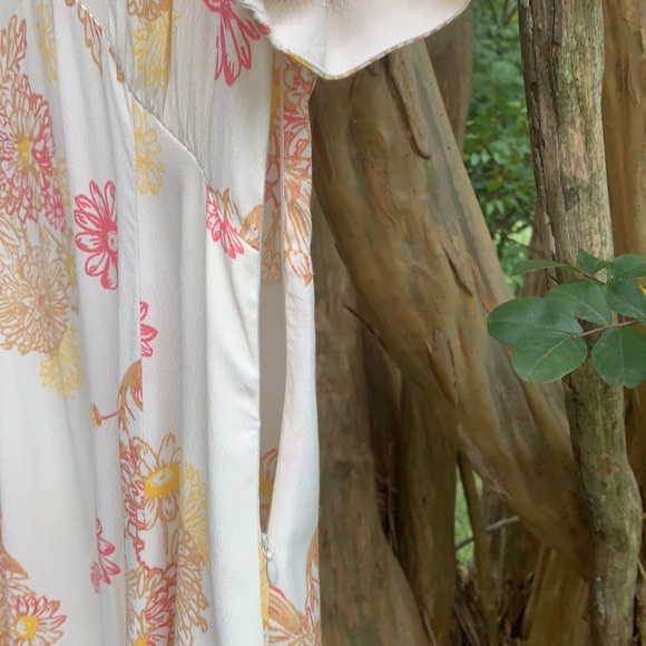 Free People Hawaii Mini Dress Cream Color Combo - Picture 9 of 13